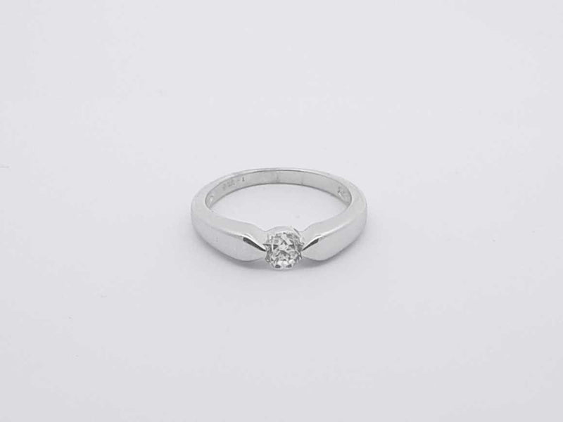 0.20ctw 14k White Gold 2.7 Grams Ring Size 6 Sd0725lpzsa