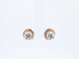 2.5 Cttw Diamond & 14k Yellow Gold Stud Earrings & Jackets 6.7 Gram Fw0826lrzxdu