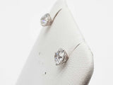 1.12 Cttw Lab Grown Diamonds 14k White Gold 0.8g Stud Earrings Do0726orxde