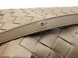 Bottega Veneta Mini Hop Bag In Travertine Green Intrecciato Leather Fw0326loxzdu