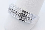 0.11cttw Diamond Ring In 14k White Gold 5.7 Grams Size 9.25 Eb1026orxde