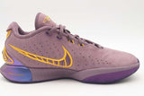 Nike Lebron Xxi "Purple Rain" Violet Dust Sneakers Size 11 Fv2345-500 Eb0825pxsa