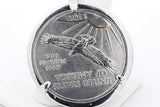 1998 Liberty Platinum Coin Pendant Set In 14k Gold Diamond Bezel Eb0126opxzsa