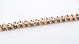 0.58 Cttw Diamond & 10k Yellow Gold Tennis Bracelet 10 Grams 7 Inch Fw1124cxzdu