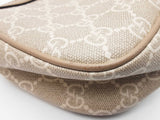 Gucci Small Ophidia Bag In Beige & White Gg Supreme Coated Canvas Fw0626rrxdu