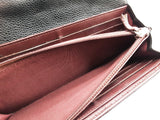 Chanel Timeless Classic Black Quilted Caviar Leather Long Wallet Do0825lrxde