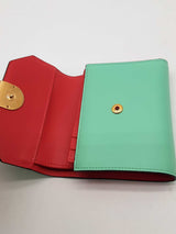 Christian Louboutin Elisa Mint Green Leather Compact Wallet Eb0526lxzde