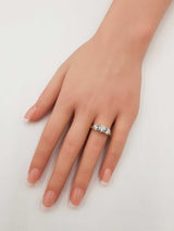 2.0 Cttw Diamond & 14k Yellow Gold Three-stone Engagement Ring 5.6 Grams Size 7.25 Fw0726wozxdu