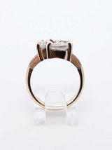 1.51 Cttw "Salt & Pepper" Diamond & 10k Gold Ring 6.2 Gram Size 6.25 Fw0525wwedu