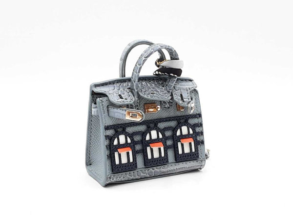 Mini Boutique Bag Charm In Gray Fw0725edu