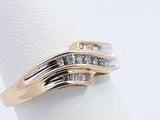 Approx. 0.17ctw Diamond Ring In 10k Yellow Gold 2.85 Grams Size 7.5 Eb0824lxzsa