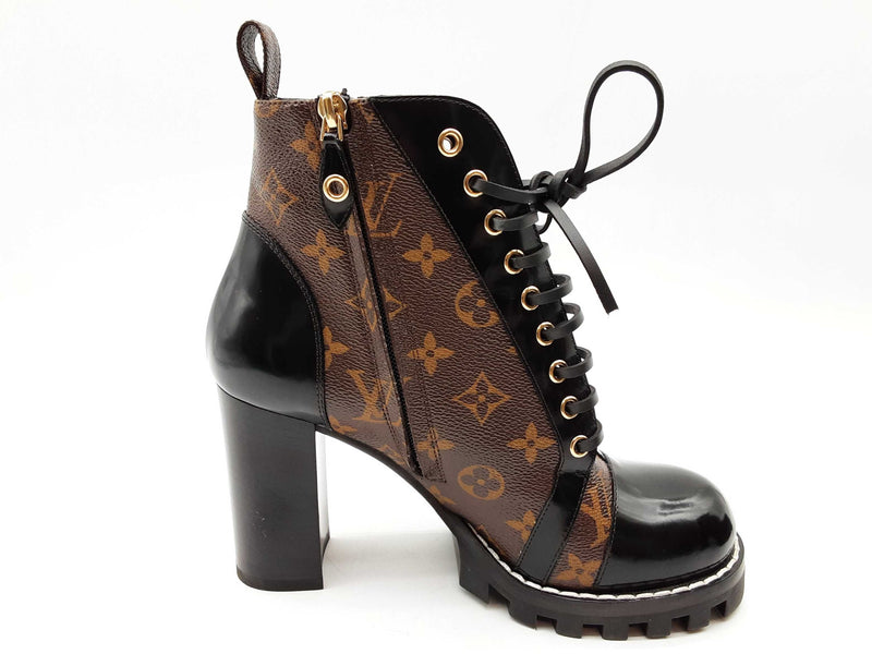 Louis Vuitton Star Trail Brown Monogram Ankle Boots Size Eu 40 Do0125ixzde