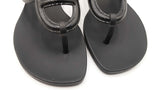 Hermès Egerie Chaine D'ancre Sandals In Black Tpu Rubber Size 7.5 Fw1026oxzdu