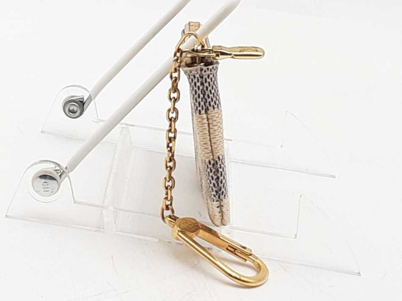 Louis Vuitton Key Pouch Damier Azur White Aa1025crsa
