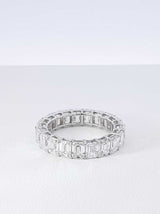 5.01 Cttw Lab-grown Diamond & 14k Gold Eternity Ring 2.5g Size 5.5 Fw0326lorxdu