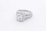 7.06cttw Diamond Wedding Set In 14k White Gold 13.5 Grams Size 7.25 Eb0326crxzdu