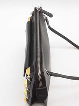 Fendi Mixed Stud Calf Leather Pouch Crossbody Bag Eb1225rxzde