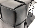 Bottega Veneta Cassette Bucket Bag In Black Maxi-intrecciato Lambskin Leather Fw0726izxdu