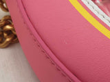 Balmain Barbie Translucent Pink Disco Round Crossbody Eb0425lxxzsa