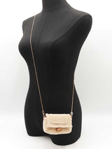 Fendi Nano Baguette Mink Crossbody Bag & Charm Fw0225loxzdu