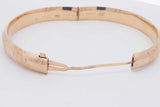 14k Yellow Gold Bangle Bracelet 10.5 Grams Eb0326iwssa