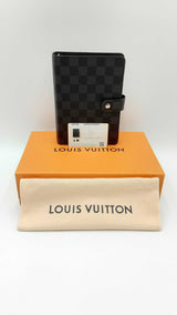 Louis Vuitton Damier Graphite Canvas 6-ring Agenda Cover Fw1024wxzdu