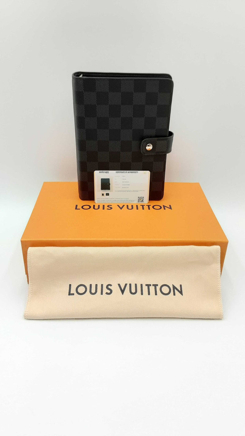 Louis Vuitton Damier Graphite Canvas 6-ring Agenda Cover Fw1024wxzdu