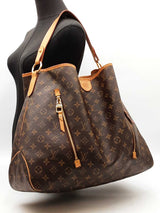 Louis Vuitton Delightful Gm Tote Bag In Monogram Coated Canvas Fw0725cxzdu