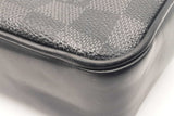 Louis Vuitton Damier Graphite Kasai Pochette Wristlet Clutch Eb0326wcxsa