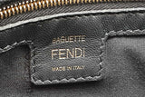 Fendi Black Leather Baguette Shoulder Bag Eb1025cxzdu
