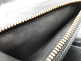 Yves Saint Laurent Ysl Black Chevron Quilted Leather Trifold Wallet Do0426oxzde