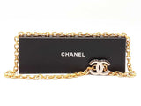 Chanel Cc Logo Silver-tone Belt Buckle & Gold-tone Chain Belt Fw0725ixzdu