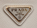 Prada Re-edition 2005 Hadbag In Ivory Saffiano Leather Fw0325szxdu