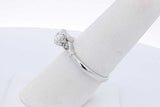 0.81cttw Diamond Ring In 14k White Gold 2.8 Grams Size 7 Eb1025exzde
