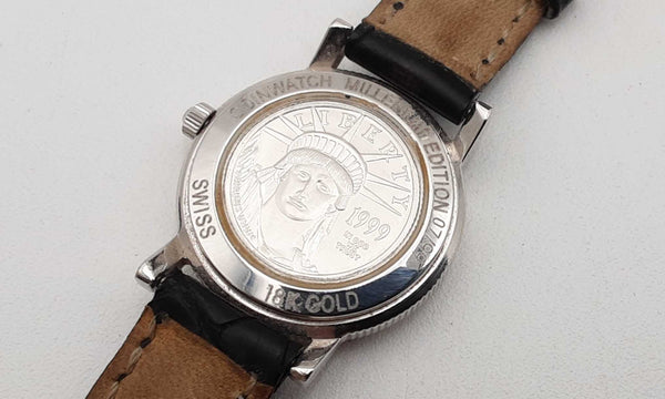 Coinwatch 25 Millenium Edition 18k White Gold Quartz Watch Dolxzsa 144010028922