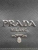 Prada Black Nylon & Saffiano Leather Shoulder Bag Eb0526clrsa