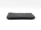 Chanel Classic Small O Case In Black Diamond Quilted Caviar Leather Fw0825rzxdu