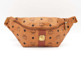 Mcm Patricia Cromer Collection Belt Bag In Cognac Visetos Canvas Fw0926ocrdu