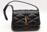 Yves Saint Laurent Le 57 Diamond Quilted Black Leather Shoulder Bag Eb1026erxde