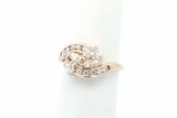 0.38cttw Diamond Ring In 14k Yellow Gold 3.4 Grams Size 5.25 Eb0926worsa