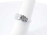 0.76 Cttw Diamond & 14k White Gold Engagement Ring 4.7 Grams Size 6 Fw0526irrdu