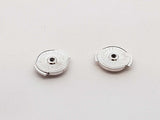 Louis Vuitton Empreinte Stud Earrings In 18k White Gold 3.1 Grams Fw1125rzxdu