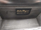 Salvatore Ferragamo Leather Evening Shoulder Bag Black Aa1026ozxsa