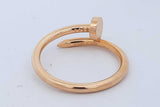 Cartier 18k Yellow Gold Juste Un Clou Ring 9.2 Grams Size 72 Eb1026lprxde