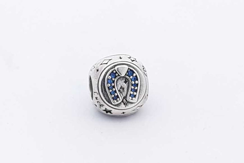 Pandora Sterling Silver Clover, Horseshoe & Ladybug Three Sided Charm Eb0225wsa