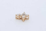 1.25cttw Diamond Cross Pendant In 14k Yellow Gold Grams Eb0826irxde