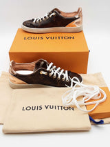 Louis Vuitton Monogram Canvas Frontrow Sneakers Size 37.5 Eb1225orcde