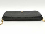 Louis Vuitton Pochette Félicie Empreinte Black Handbag Aa0726czxsa