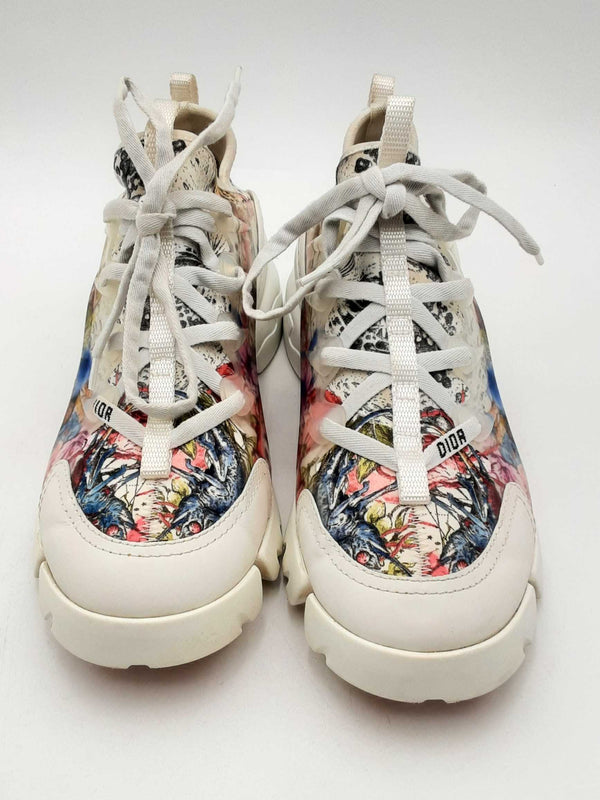 Christian Dior D- Connect Zodiac Printed Sneakers Size 38 Eb0824lrxsa