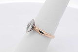 0.4ctw Marquis Diamond Ring In 14k Yellow Gold 2.5 Grams Size 6.5 Eb0925wlrsa